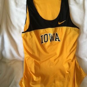 Nike Dri-Fit NCAA Iowa Hawkeyes Track & Field Singlet Running Tank Top -…